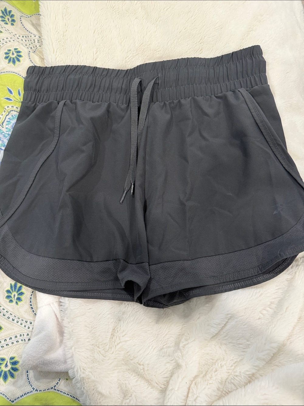 Reebok Black Women's Athletic Drawstring Shorts